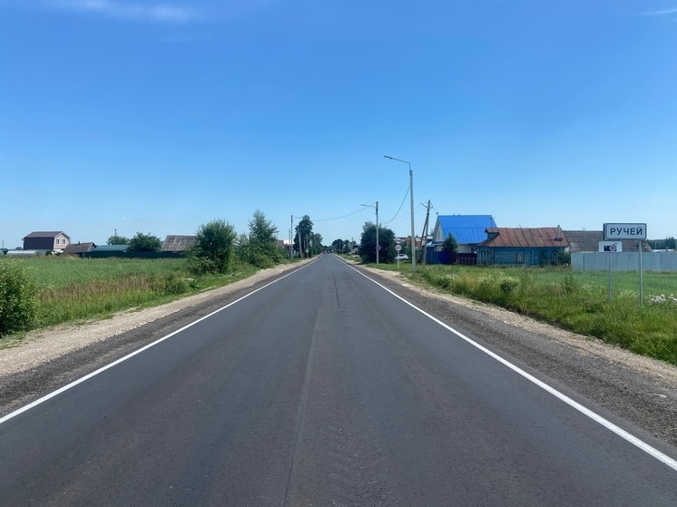 В Камешковском районе отремонтировали 3 км автодороги