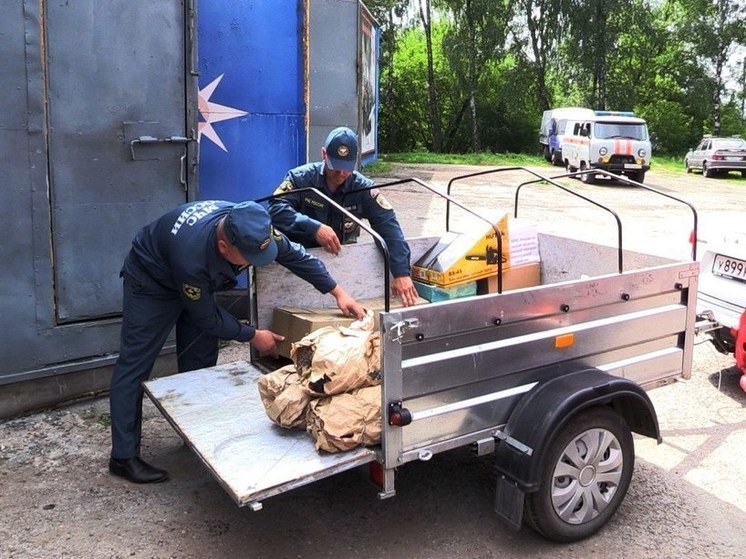 Тульские спасатели передали участником СВО гуманитарный груз