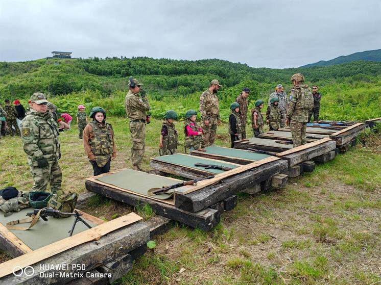 В Анивском районе 120 юнармейцев проходят военно-полевые сборы