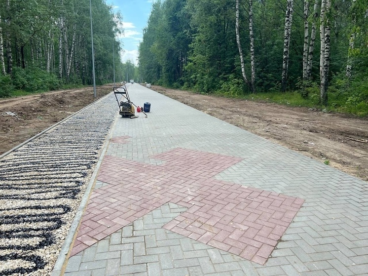 Продолжается благоустройство Тархановского парка Йошкар-Олы