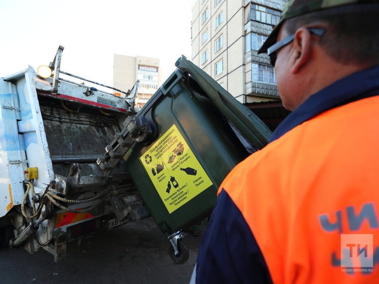 В Татарстане возросло количество жалоб на вывоз мусора