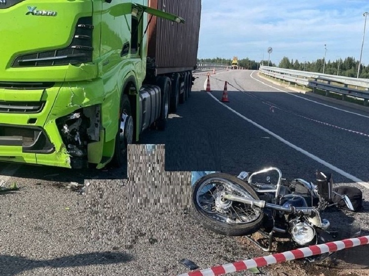 В Окуловском районе погибла мотоциклистка