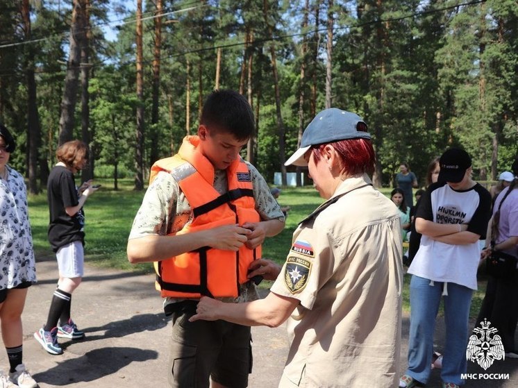 В Орловской области в лагере «Сосновый бор» прошёл День безопасности