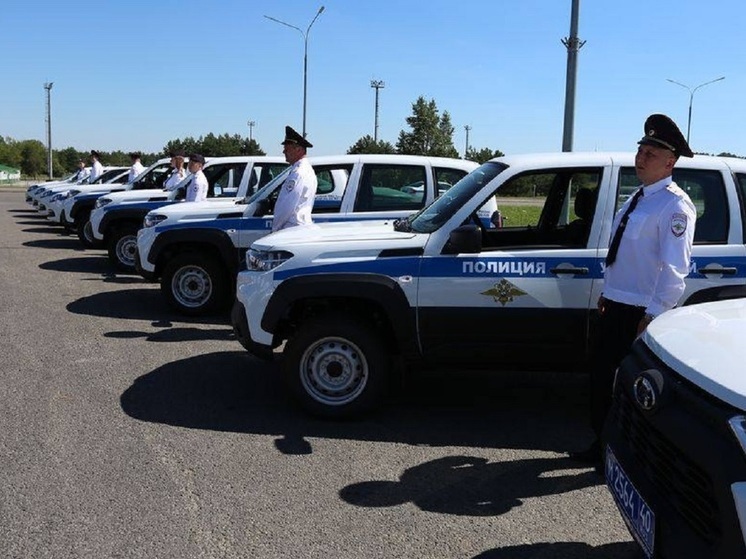 Автопарк полиции в Калужской области пополнился 38 новыми машинами