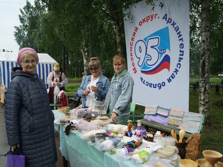 Череда торжеств в честь юбилея Мезенского округа стартовала в поселке Каменка