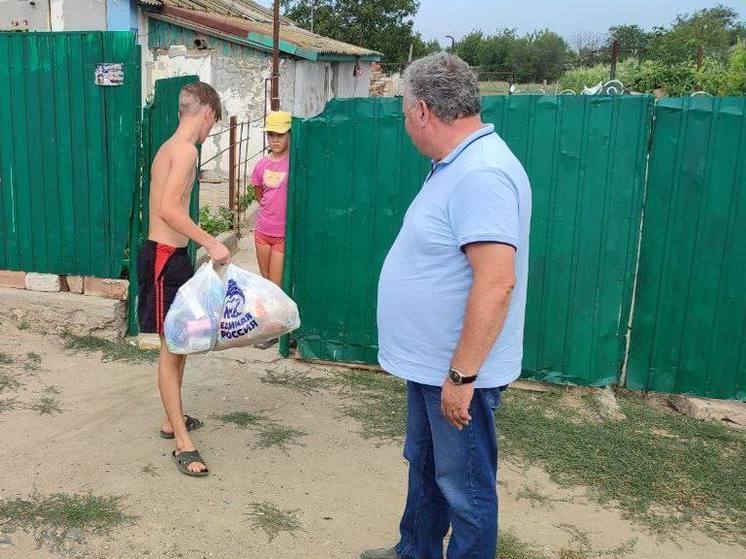 Многодетным семьям Херсонской области доставили гумпомощь