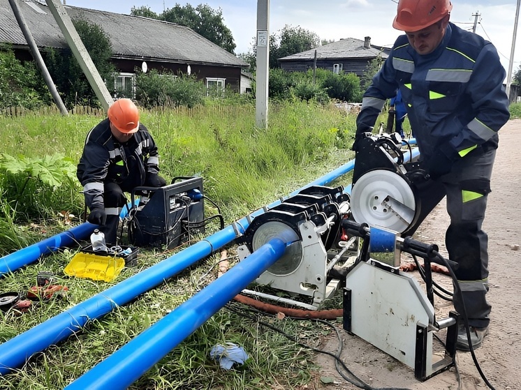 В Няндомском округе проложили два километра новой водопроводной сети