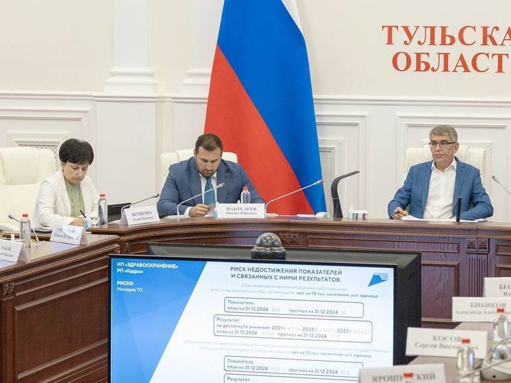 Реализация нацпроектов Тульской области составила почти 100%