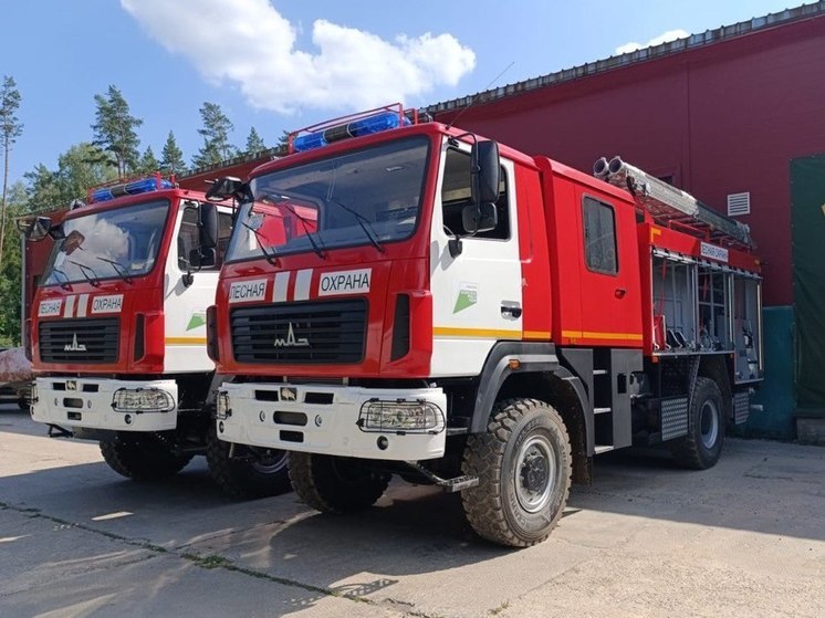 В Подмосковье у лесных пожарных появились 2 новые автоцистерны