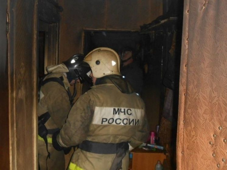 Женщина погибла во время пожара в квартире дома в Сергиевом Посаде