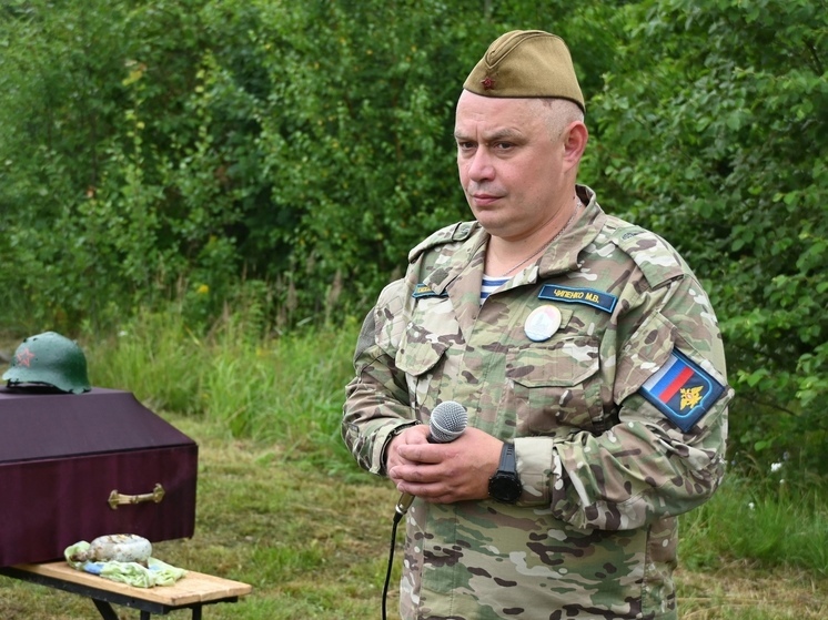 В Выборгском районе захоронили останки красноармейцев Северо-финляндской войны