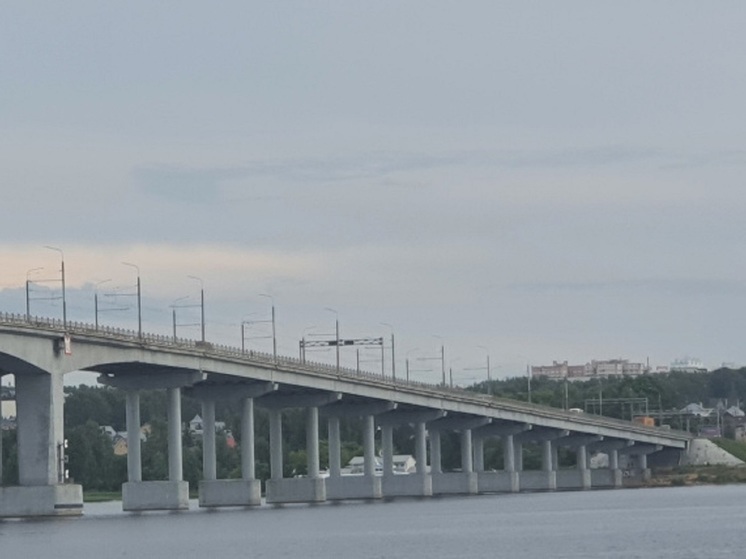 На время ремонта моста через Волгу в Костроме изменится схема движения транспорта