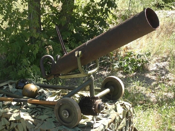 В частном музее Волгограда хранится уникальный военный ампуломет