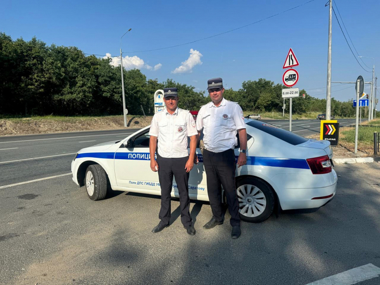 Саратовские полицейские помогли спасти человеку жизнь