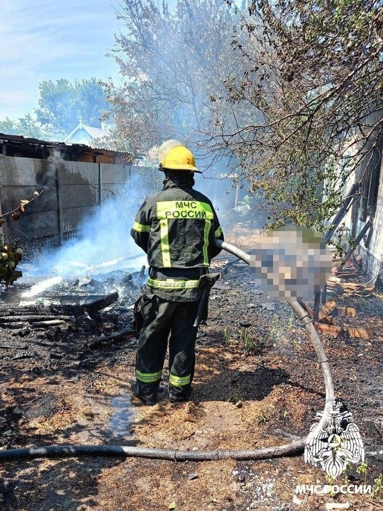 В Мелитополе при пожаре погиб мужчина