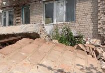 В Орловской области в городе Болхов обрушилась лоджия в многоквартирном доме №2 на улице Кирпичный завод
