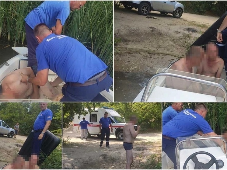 В Ростовской области едва не утонули двое мужчин в реке