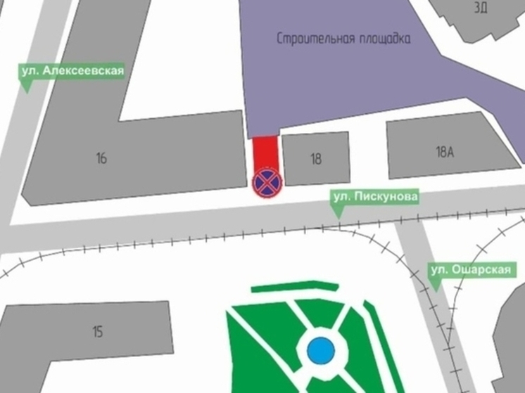 Парковку ограничат на улице Пискунова в Нижнем Новгороде