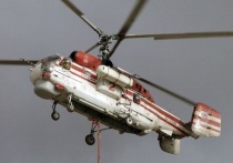 Для тушения сильного пожара в столичном Центре цифровизации образования прилетел вертолет Ка-32