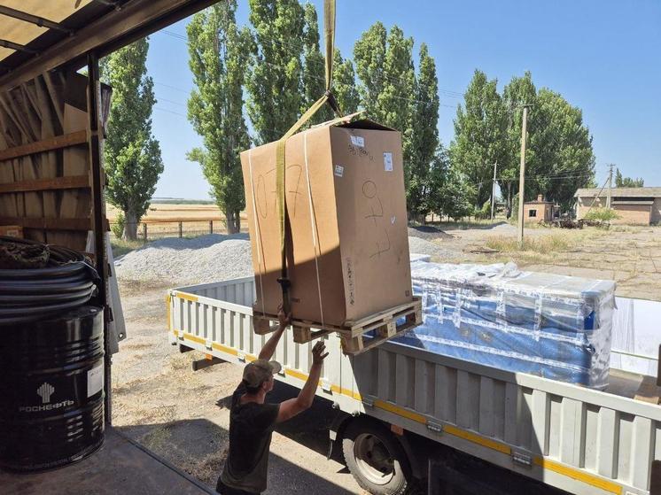 Большой гуманитарный груз из Новгородской области прибыл в Энергодар