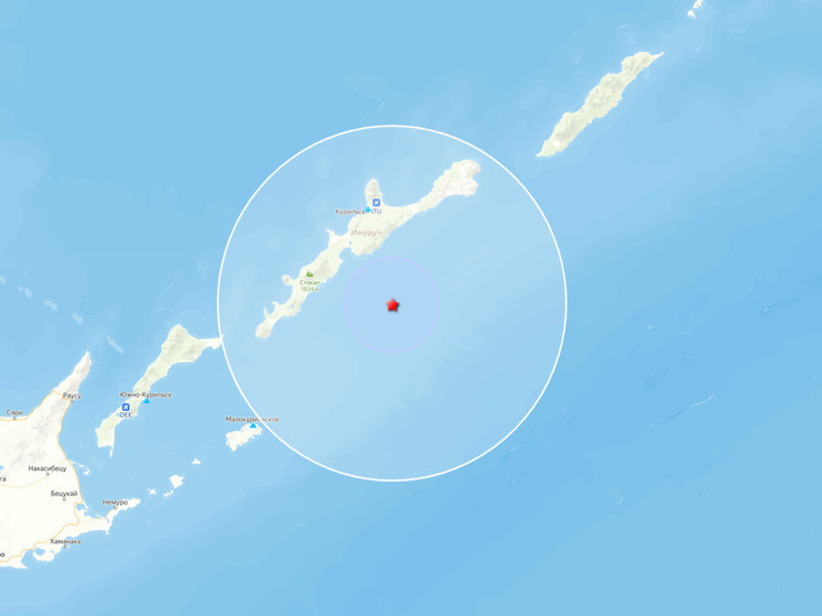 Землетрясение магнитудой 4,2 произошло у берегов Итурупа