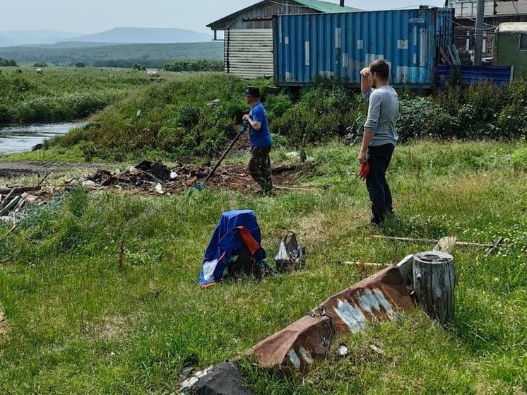 На Итурупе ликвидировали стихийную свалку «марсиан»