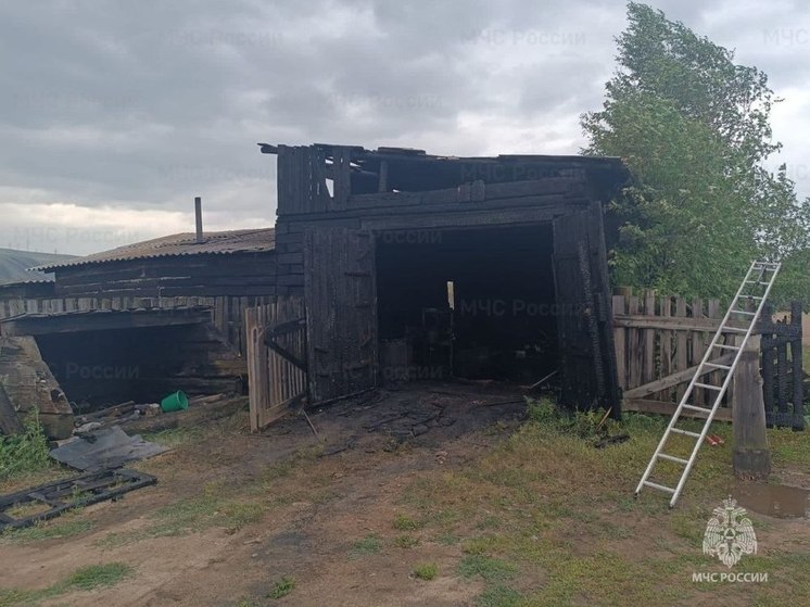 Женщина из-за страха за ребенка получила ожоги на пожаре в Забайкалье