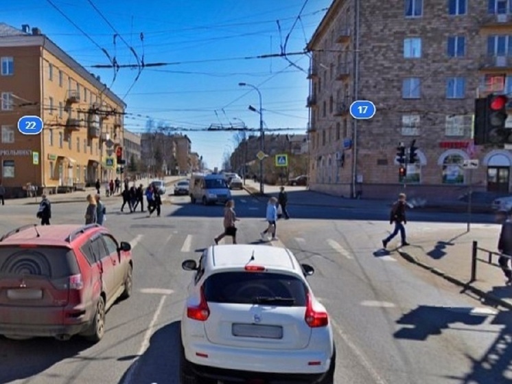 Светофор отключают на центральном перекрестке Петрозаводска