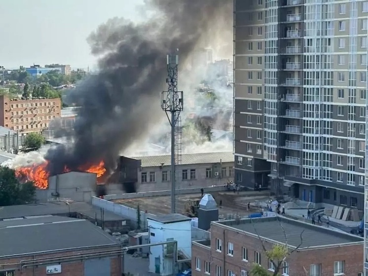 В Ростове в мебельном цеху нашли останки человека после пожара