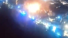 В центре Тель-Авива ночью взорвался беспилотник: видео