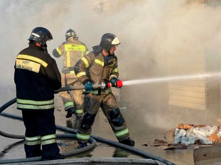 В Борском округе ликвидирован пожар в гаражном блоке