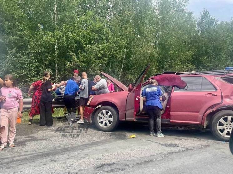 Под Новосибирском произошло ДТП