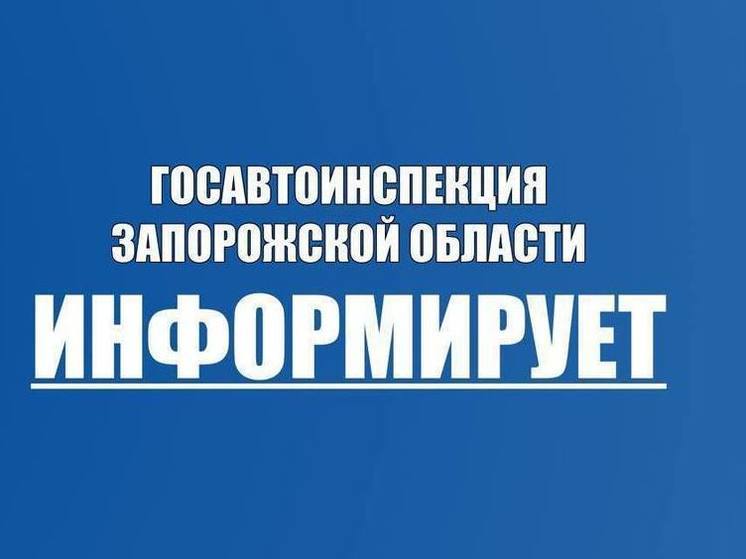 В Запорожской области за сутки в ДТП пострадал один человек