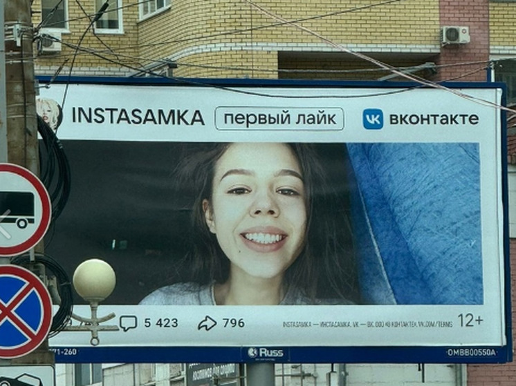 В Омске общественники добились снятия баннеров с Инстасамкой