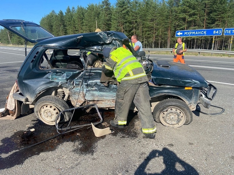 Пенсионер получил травмы после столкновения с автобусом на дороге в Карелии