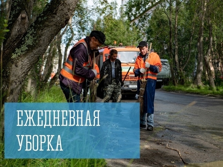 Полсотни единиц техники вышли на уборку улиц Мурманска