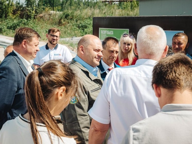 Врио курского губернатора Алексей Смирнов в рамках состоявшейся сегодня рабочей поездки посетил город Курчатов