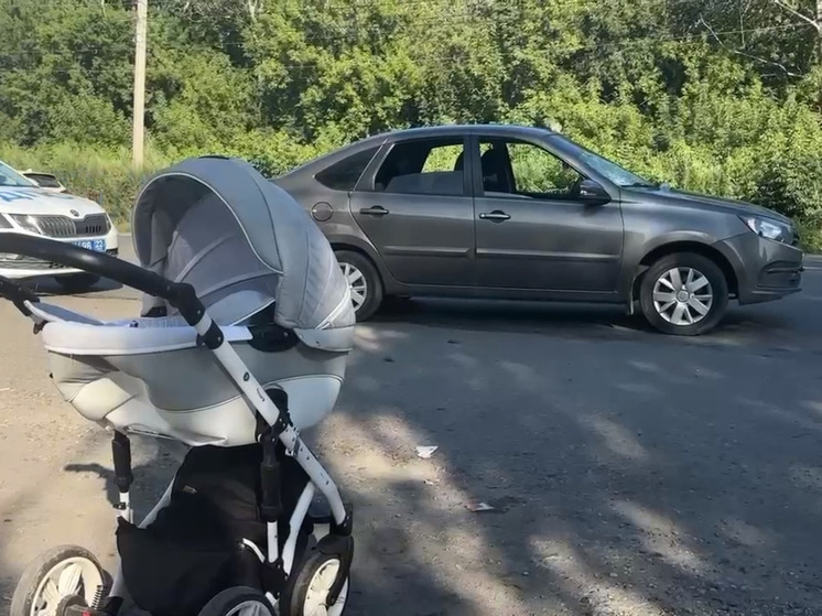 В Бийске сбили женщину с грудным ребенком