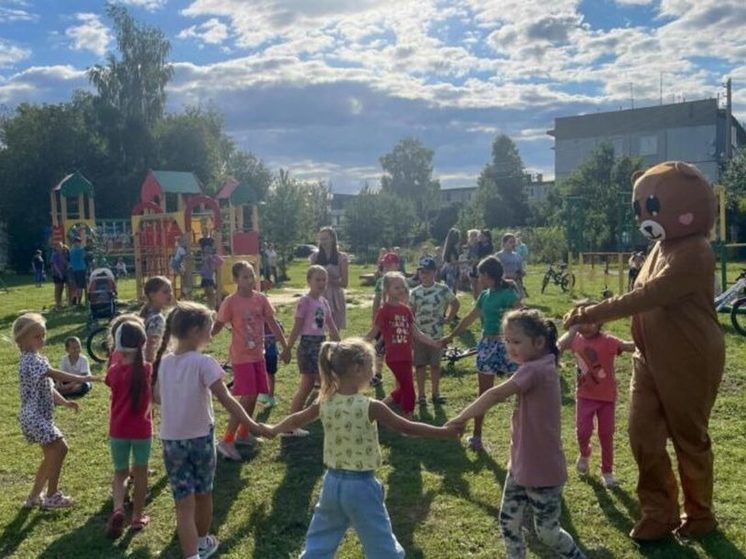 В поселке Ширинский Новомосковского городского округа прошло «Лето во дворах»