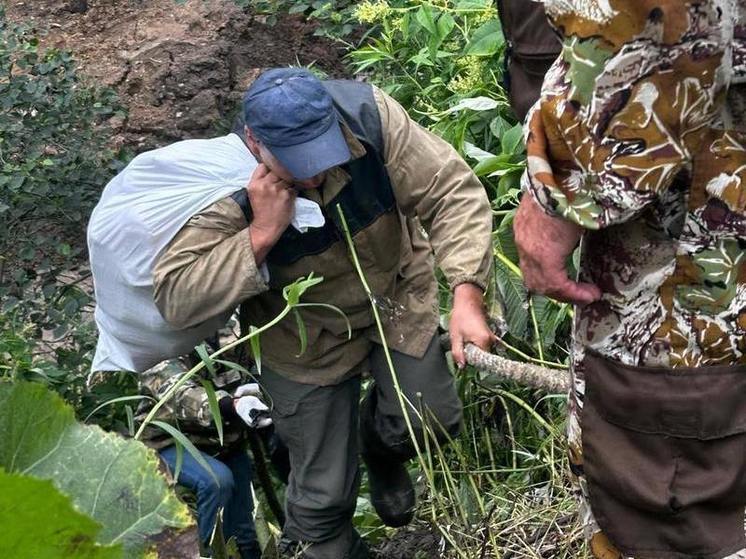 В пострадавшее от стихии Бошняково доставляют хлеб в мешках по тросам