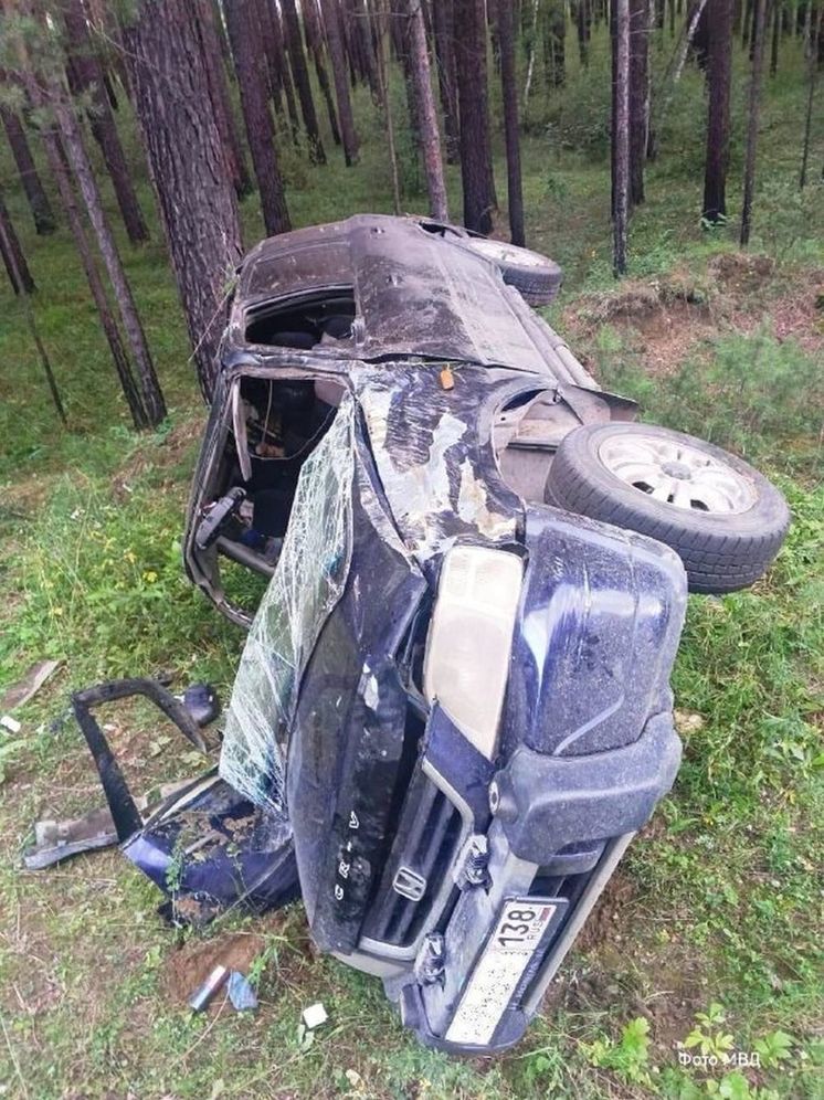 Автоледи с сыном попали в ДТП в Усольском районе