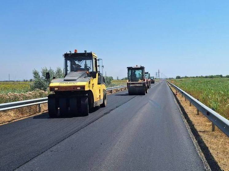 В Херсонской области завершают ремонт дороги из Железного Порта в Скадовск