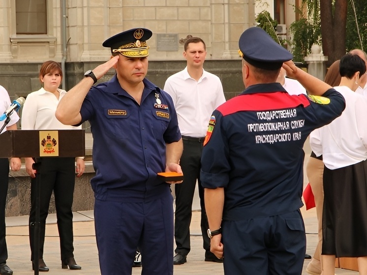 Новые спецмашины получили пожарные и спасатели Краснодарского края