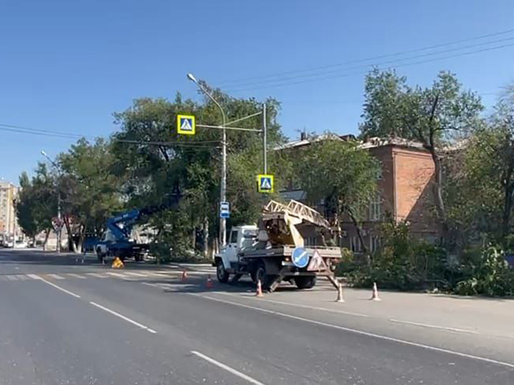 В Астрахани в сквере Ветеранов восстановили полив