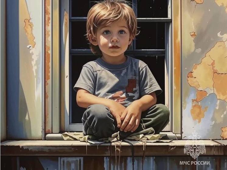 В Донецке из окна едва не выпал ребёнок