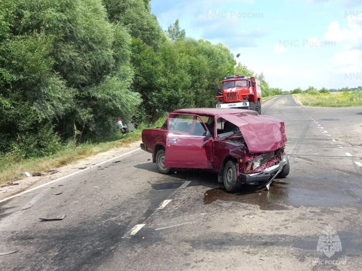 В орловской деревне в серьезном ДТП пострадали люди