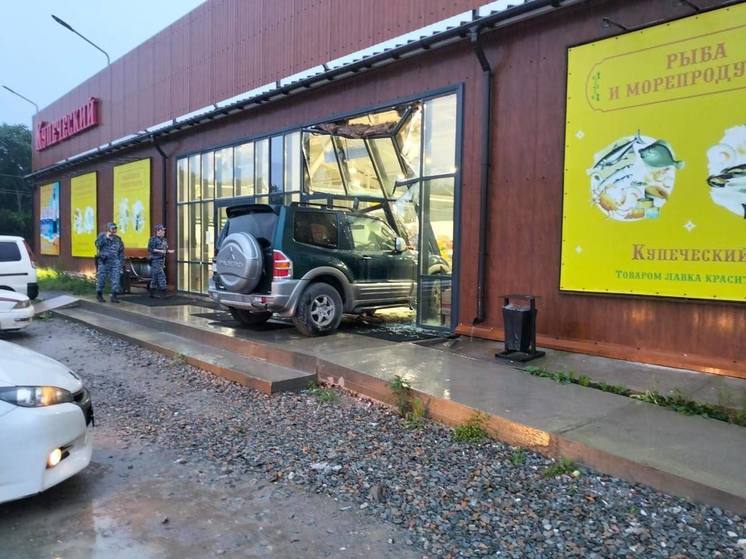 67-летний водитель представил уникальный «метод парковки» в Находке: въехал в ТЦ