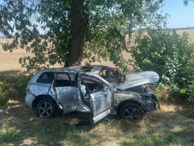 В Гулькевичском районе в результате ДТП погиб водитель иномарки и пострадали 5 пассажиров