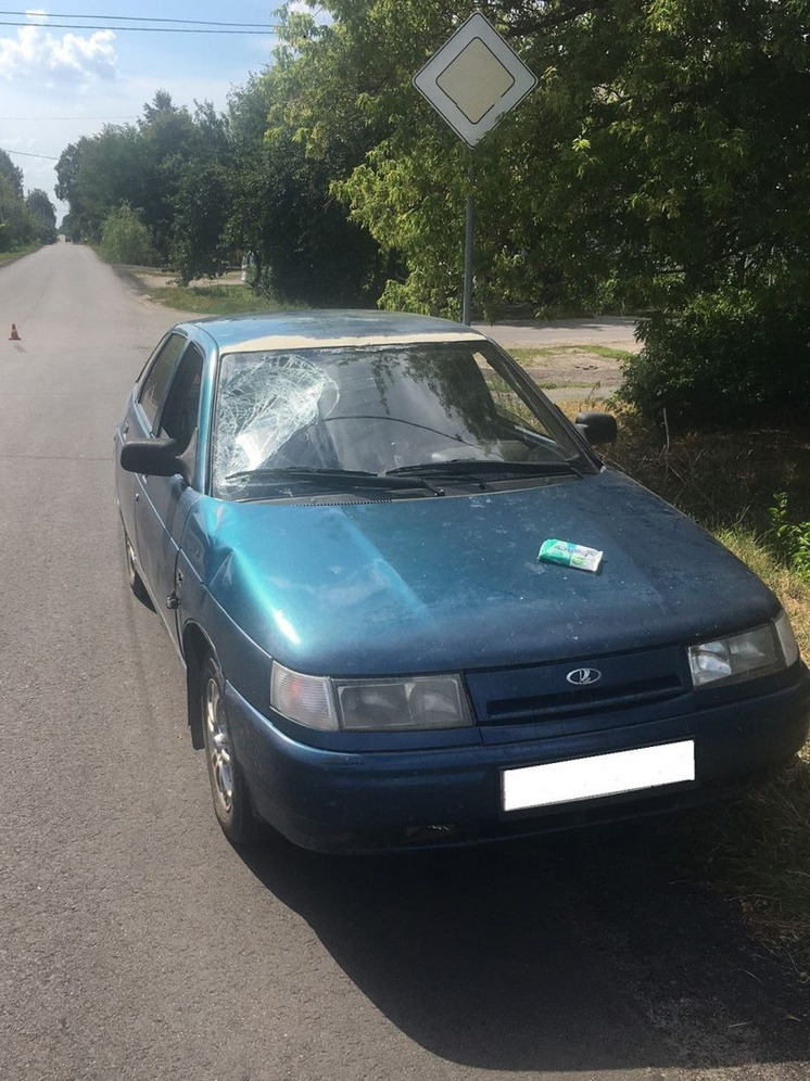В Орловской области школьник врезался в авто