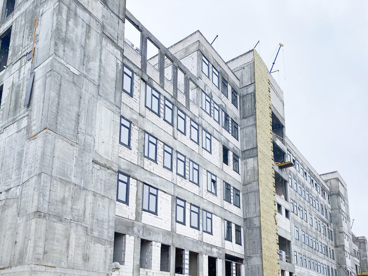 Новая поликлиника в Видном уже готова на 50%